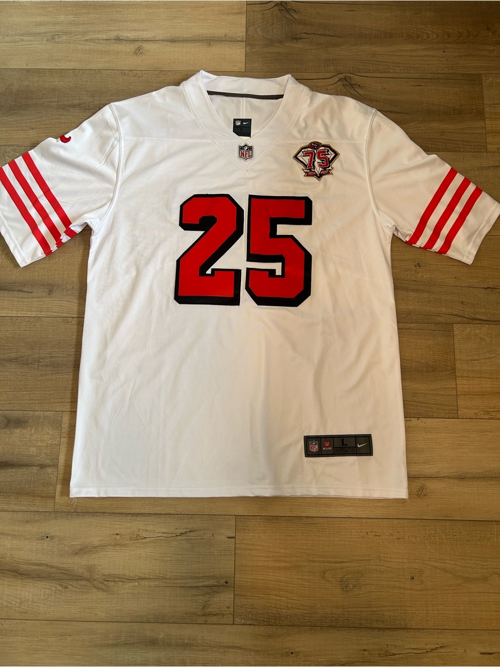 NFL Elijah Mitchell #25 Football Jersey